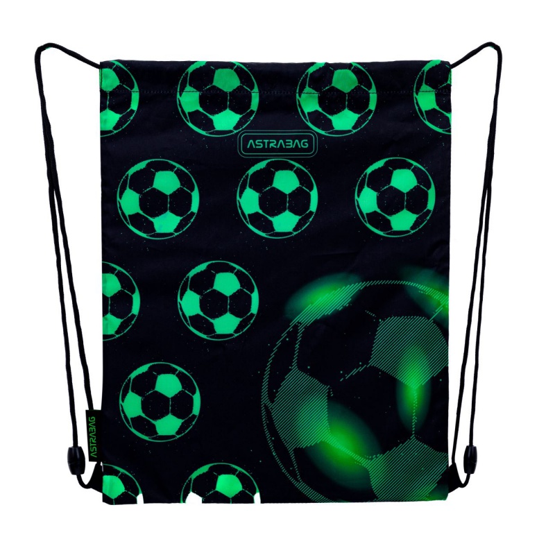 ASTRA - Sáček na přezůvky AstraBAG NEON FOOTBALL, AD1, 507024050