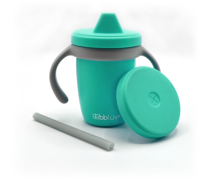 BBLÜV - Küp Sippy Cup Silikonový hrneček Aqua