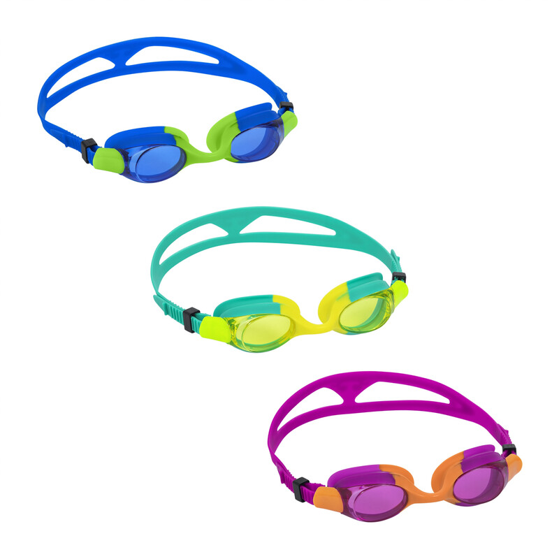 BESTWAY - Plavecké brýle Lightning PRO (fialová, modrá, zelená)