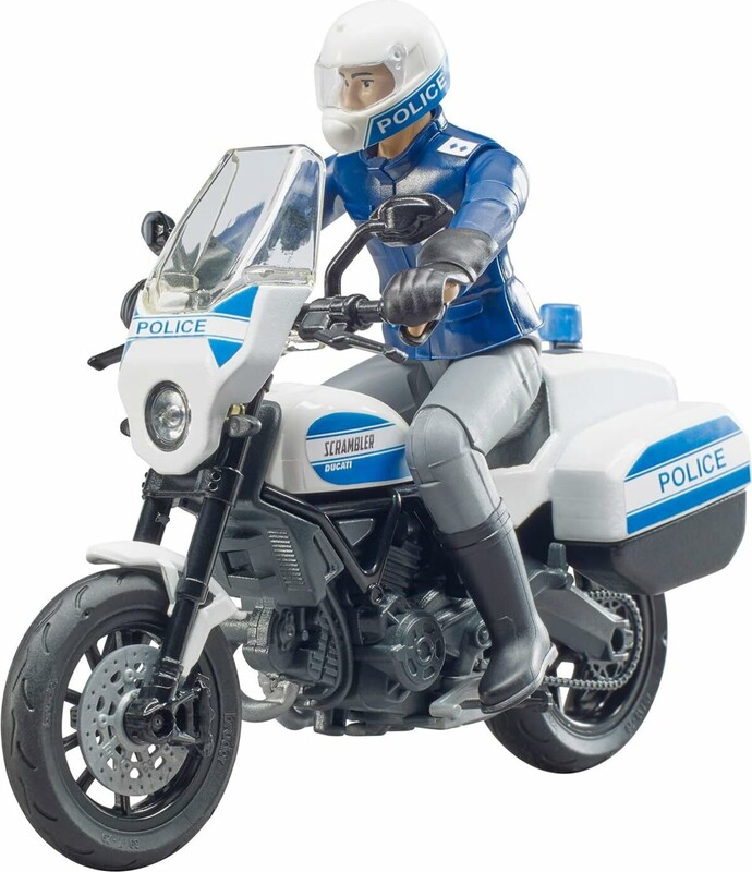 BRUDER - 62731 Policejní motocykl Ducati Scrambler