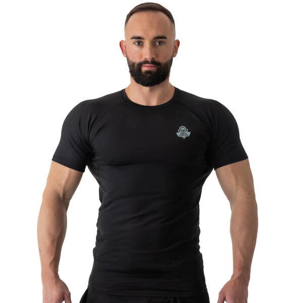 BUSHIDO - Pánské tréninkové tričko DBX Rashguard RS Black, L