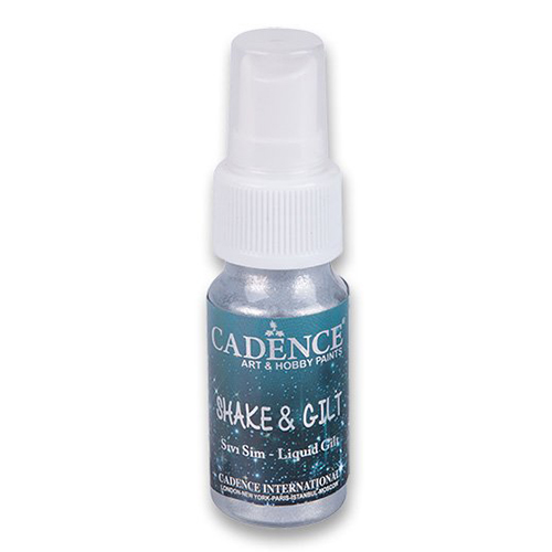 CADENCE - Textilná farba,sprej,25ml,trb. strieborná