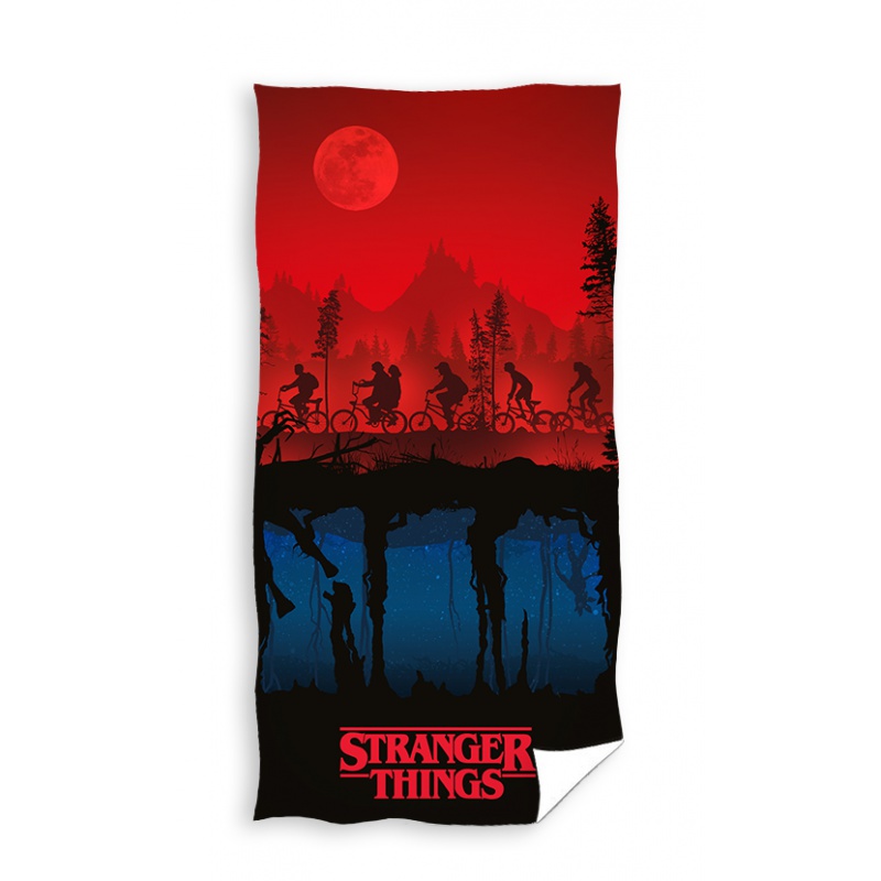 CARBOTEX - Bavlněná osuška 70/140cm Stranger Things, STR213002