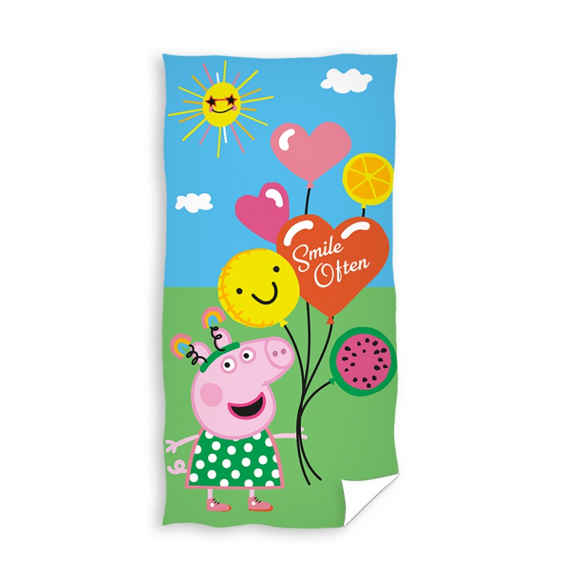 CARBOTEX - Bavlněná osuška 70/140cm PEPPA PIG, PP213016