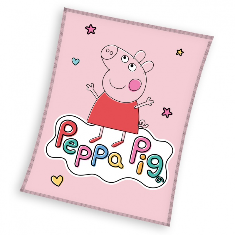 CARBOTEX - Luxusní deka 150/200cm Peppa Pig, PP212119