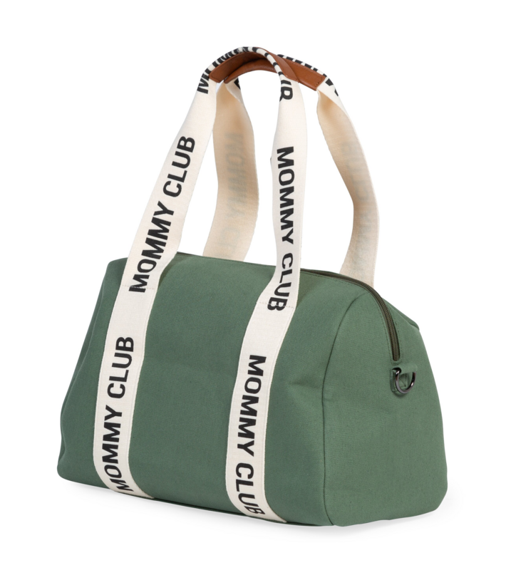 CHILDHOME - Přebalovací taška Mommy Club Signature Canvas Green