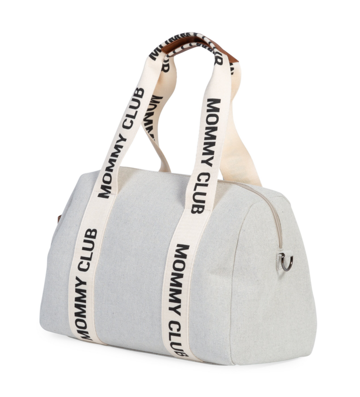 CHILDHOME - Přebalovací taška Mommy Club Signature Canvas Off White