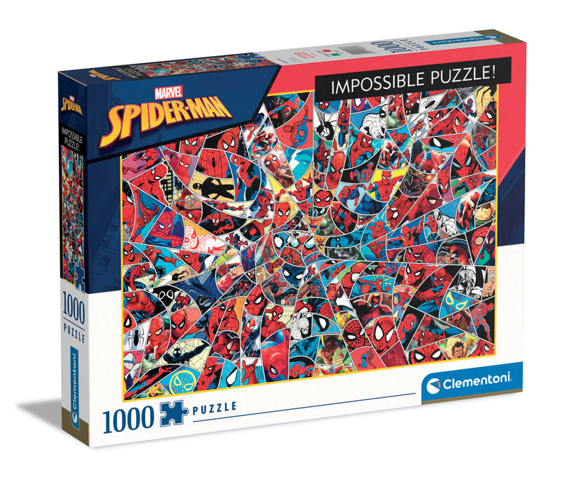 CLEMENTONI - Puzzle 1000 dílků - Impossible Spiderman