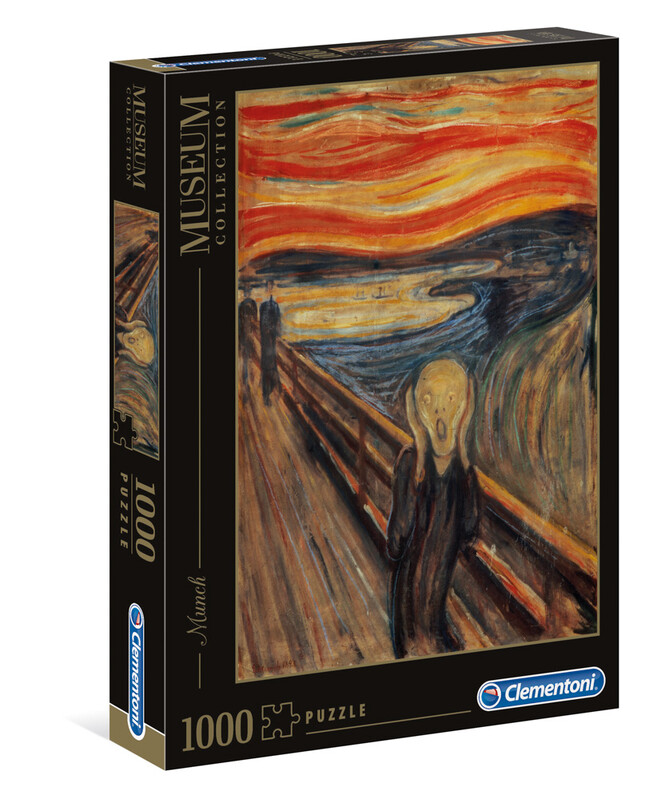 CLEMENTONI - Puzzle 1000 dílků Museum - Munch