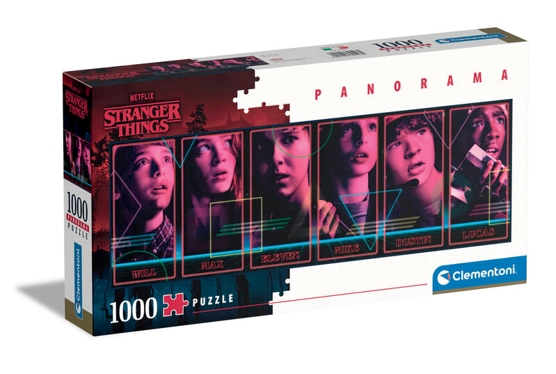 CLEMENTONI - Puzzle 1000 dílků panorama - Stranger Things