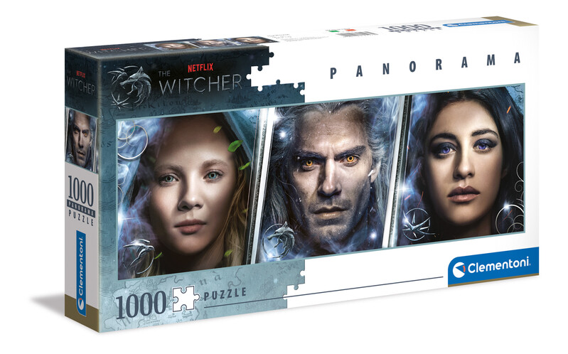 CLEMENTONI - Puzzle 1000 dílků Panorama - The Witcher