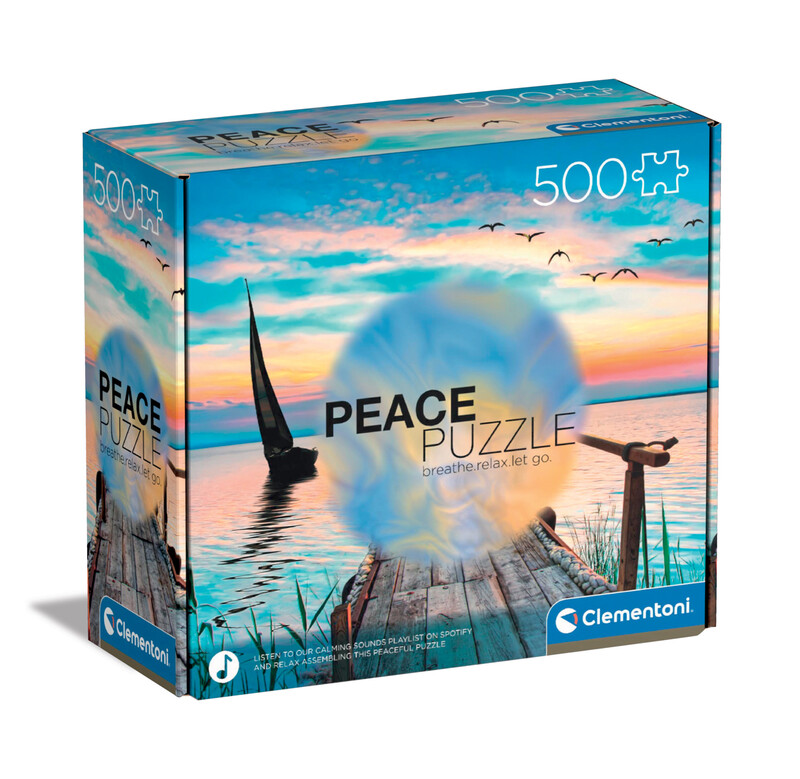 CLEMENTONI - Puzzle 500 dílků Peace - Peaceful Wind