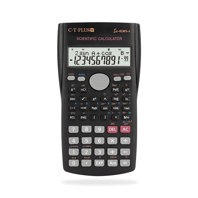 CTPLUS - Kalkulačka vědecká OSALO SX-82MS-A (10+2 znaků, 2 řádky)