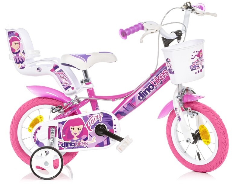 DINO BIKES - Dětské kolo 12" 124RSN-09FY Fairy - růžový