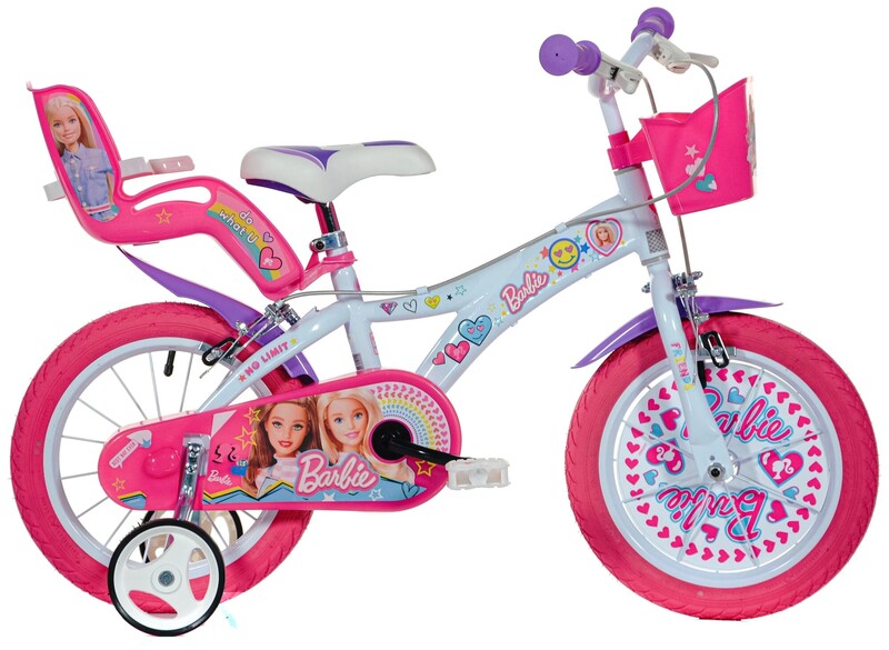 DINO BIKES - Dětské kolo 14" 614G02BA - Barbie