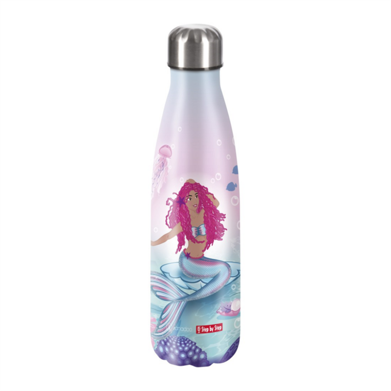 HAMA - Izolovaná láhev na nápoj z nerezové oceli 0,5 l, Mermaid Lola