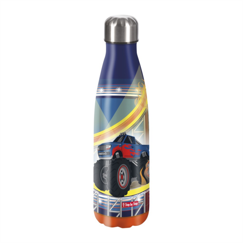 HAMA - Izolovaná láhev na nápoj z nerezové oceli 0,5 l, Monster Truck Rocky