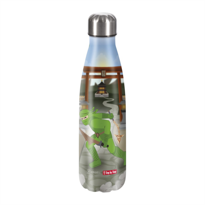 HAMA - Izolovaná láhev na nápoj z nerezové oceli 0,5 l, Ninja Kimo