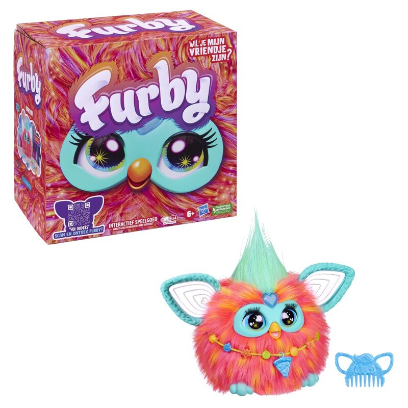 HASBRO - Furby V Korálové Barvě