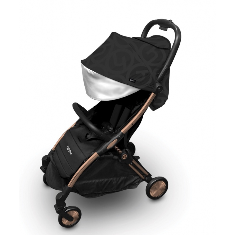 HYBRID BY BABYSTYLE - Ezyfold kočárek Rose Gold/ Jet Black 2022