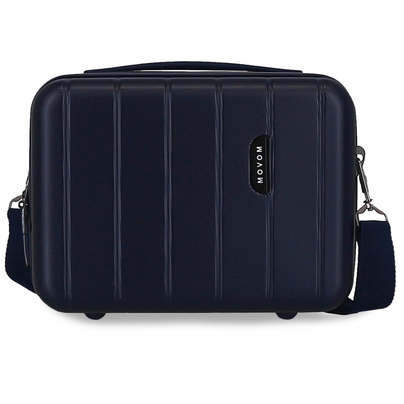 JOUMMA BAGS - MOVEM Wood Navy Blue, Cestovní kosmetický příruční kufřík, 21x29x15cm, 9L, 5313964