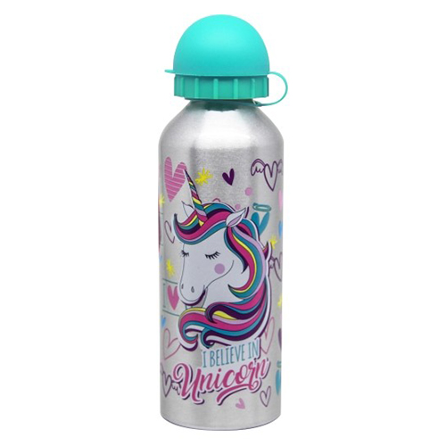 JUNIOR-ST - Láhev hliníková Alu Flow 500 ml, Unicorn