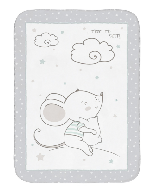 KIKKABOO - Dětská deka Super Soft 80x110 cm Joyful Mice