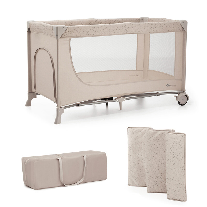 KINDERKRAFT - Postýlka cestovní Joy 2 Beige