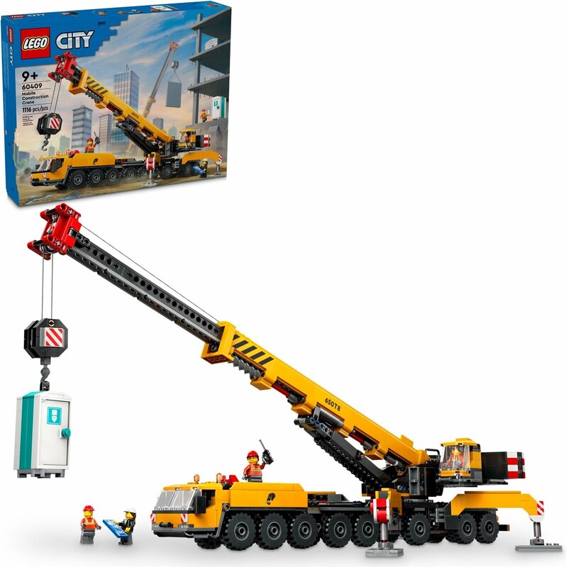 LEGO - City 60409 Žlutý mobilní stavební jeřáb