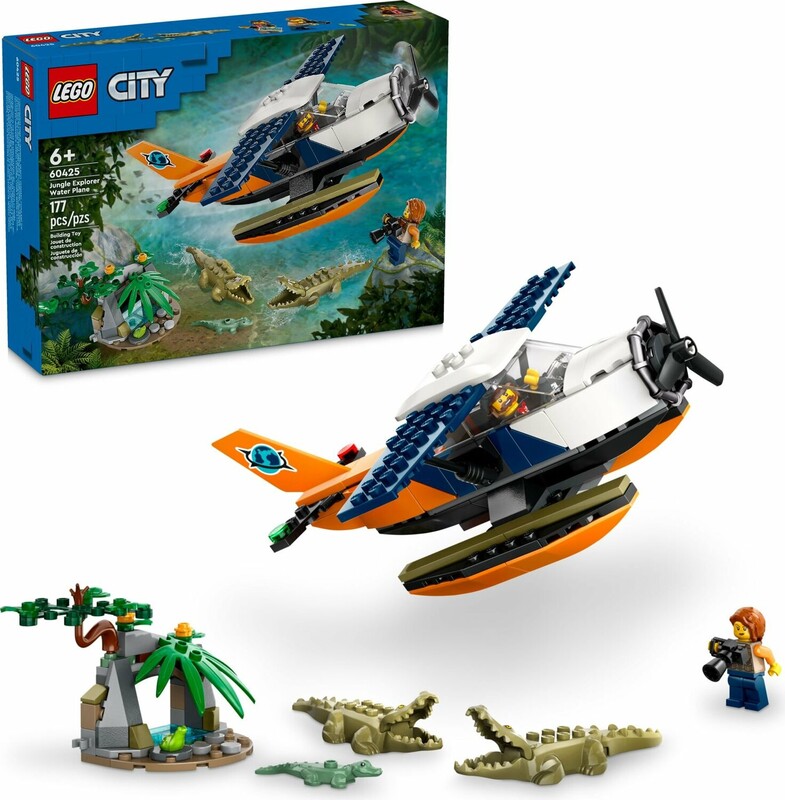 LEGO - City 60425 Vodní letadlo pro průzkum džungle