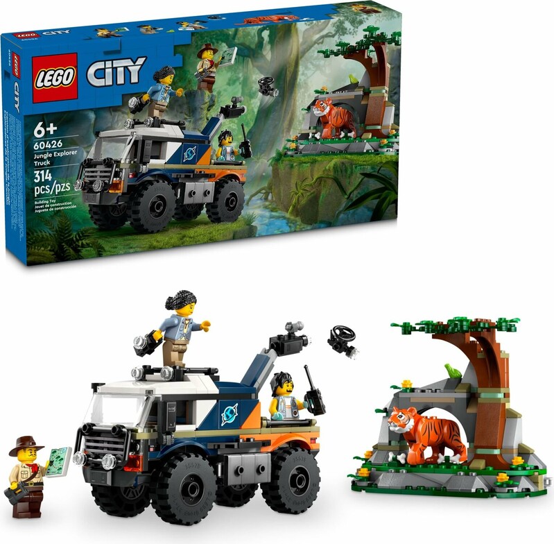 LEGO - City 60426 Terénní vozidlo pro průzkum džungle
