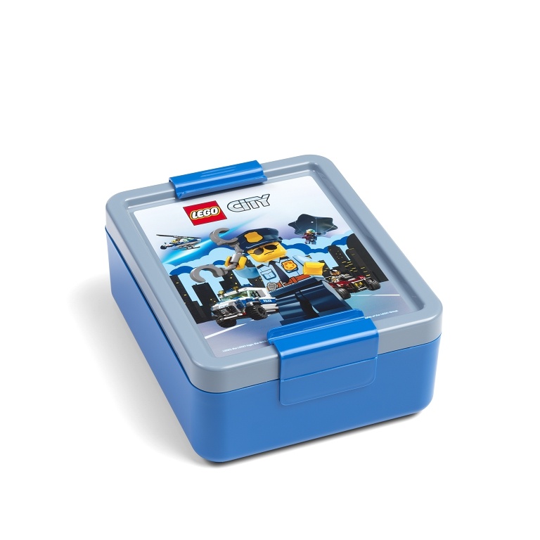 LEGO LUNCH - City box na svačinu - modrá