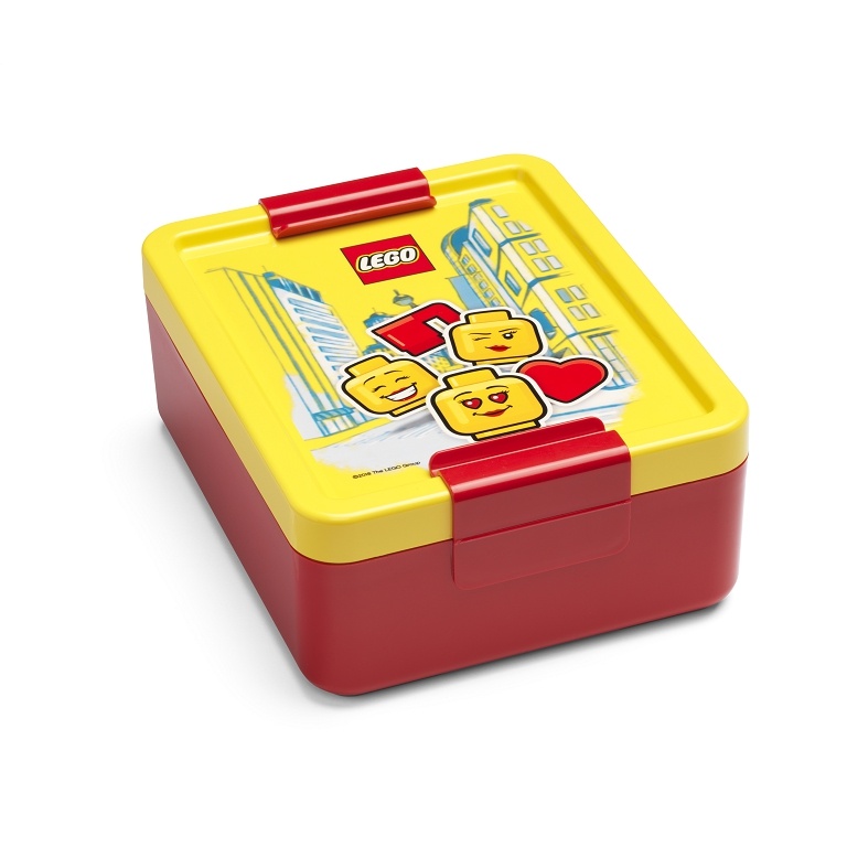 LEGO LUNCH - ICONIC Girl box na svačinu - žlutá/červená