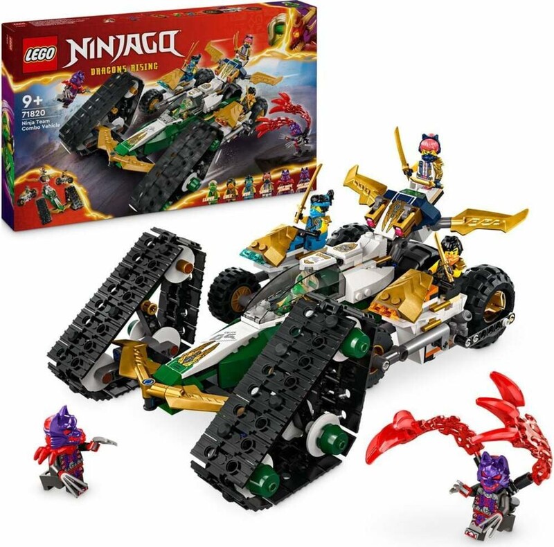 LEGO - NINJAGO 71820 Tým nindžů a kombo vozidlo