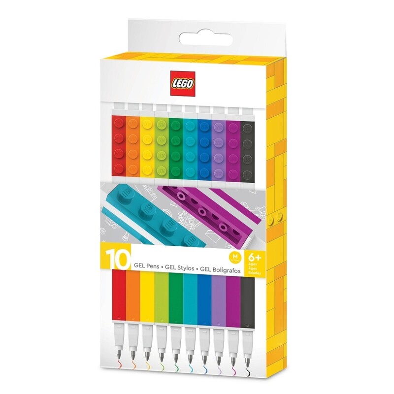 LEGO STATIONERY - Gelová Pera, mix barev - 10 ks