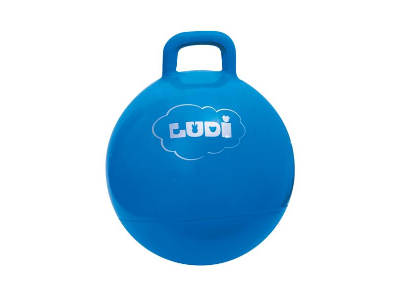 LUDI - Skákací míč 45cm modrá