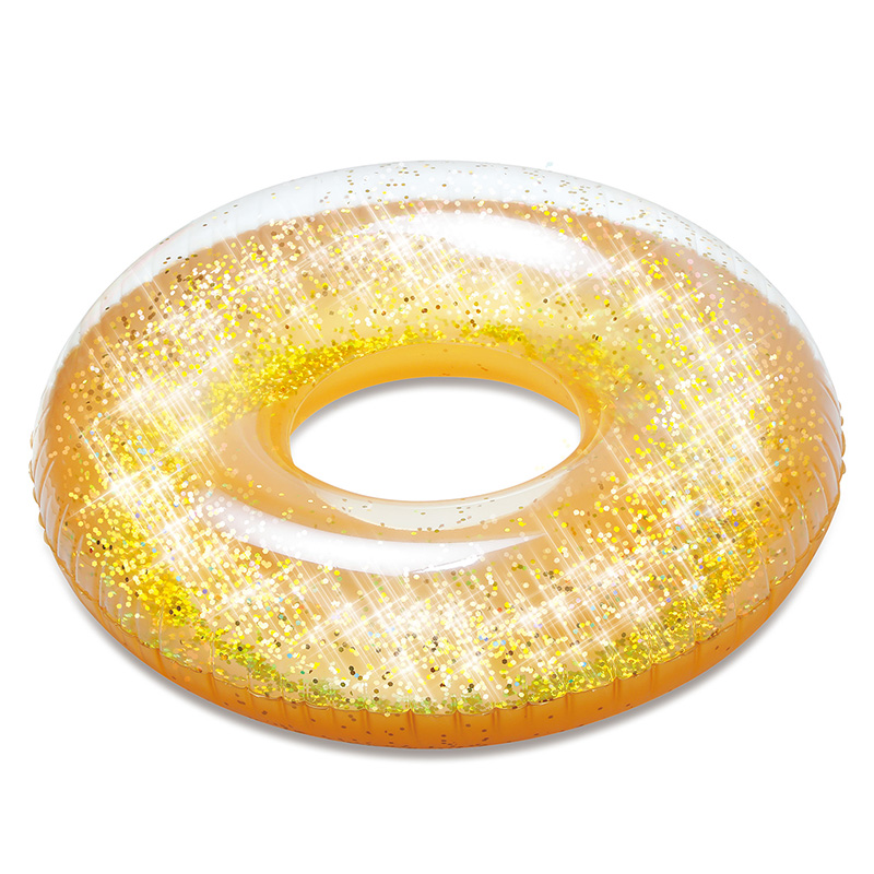 MAC TOYS - Nafukovací kruh donut třpytka, 79 cm