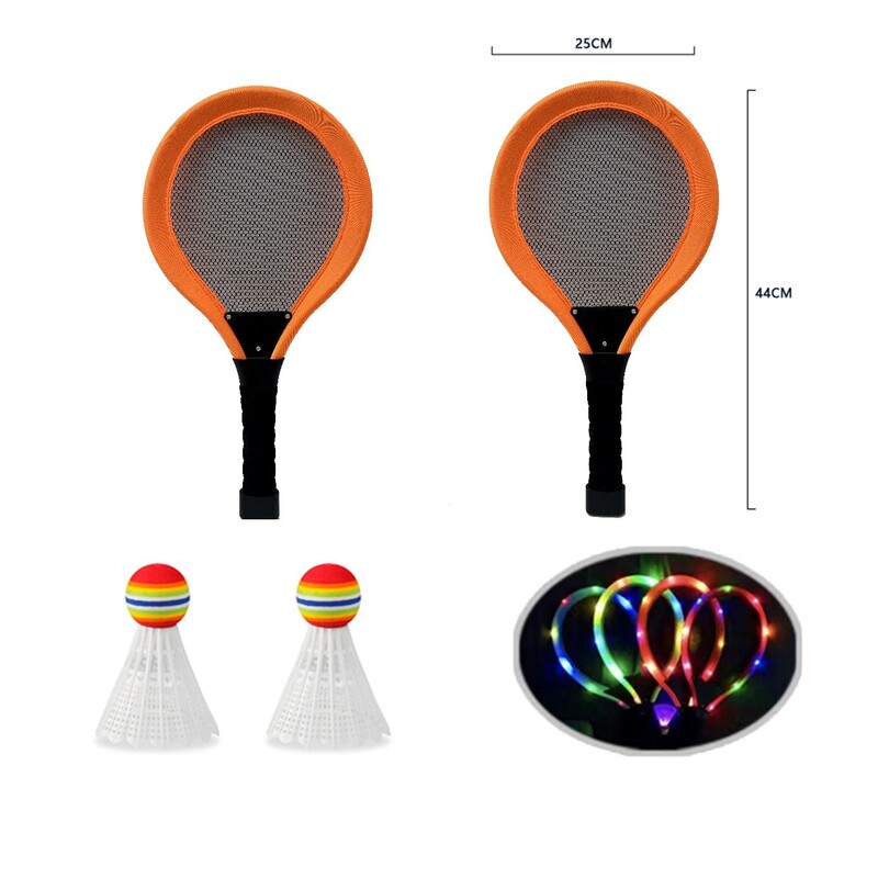 MAC TOYS - SPORTO Svítící pálky na badminton, Mix Produktů