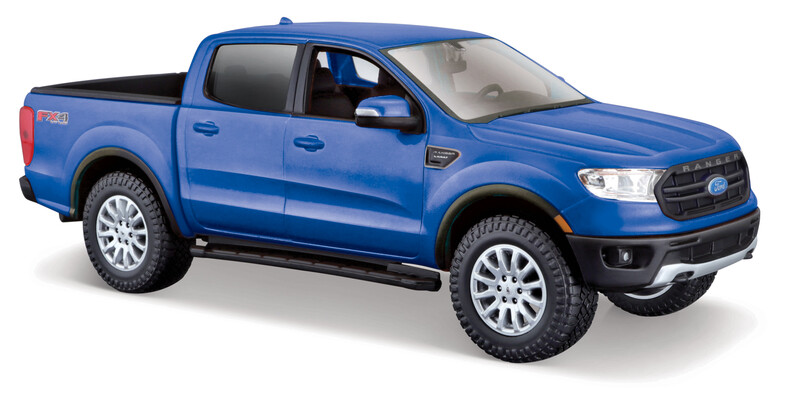 MAISTO - 2019 Ford Ranger, metal modrá, 1:27