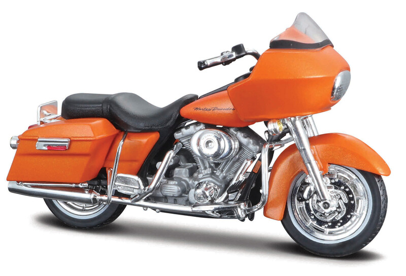 MAISTO - HD - Motocykl - 2002 FLTR Road Glide®, 1:18