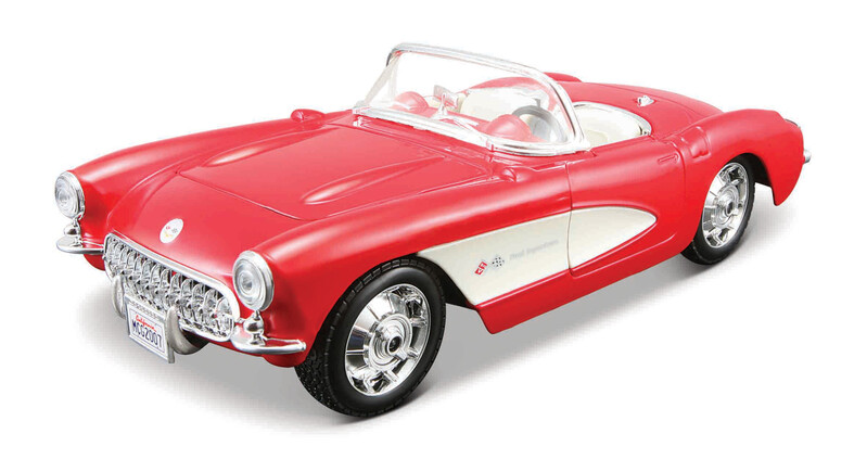 MAISTO - MODEL KITS, ASSEMBLY LINE, 1957 Corvette, 1:24