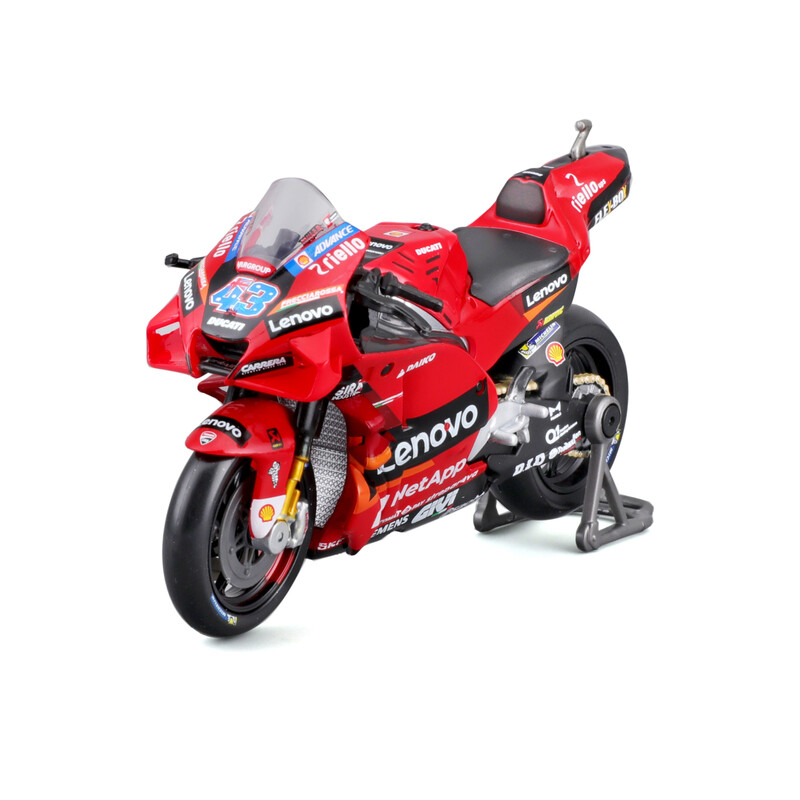 MAISTO - Motocykl, Ducati Lenovo team 2022, (#43 Jack Miller), 1:18