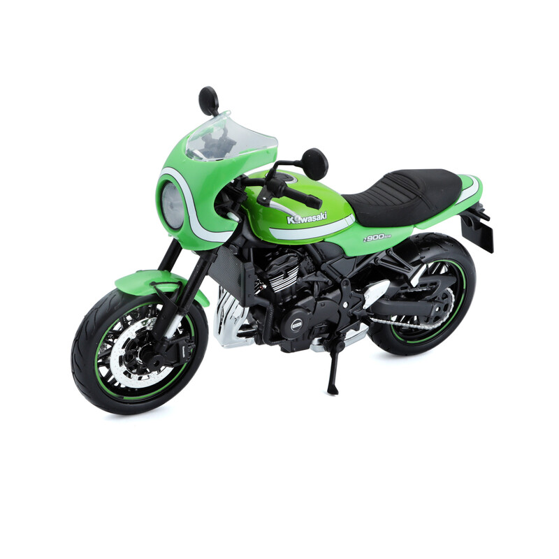 MAISTO - Motocykl, Kawasaki Z900RS Café, limetkově zelená, 1:12