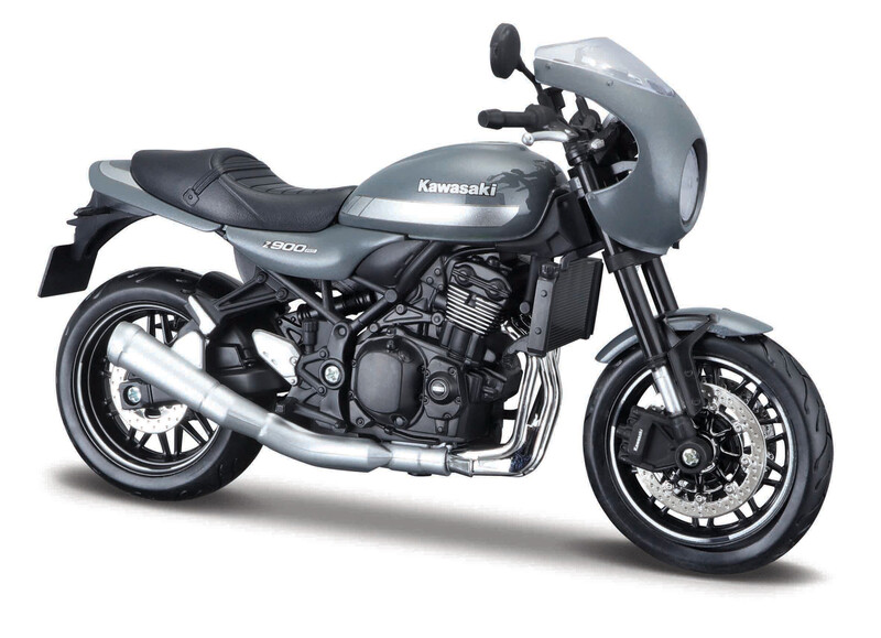 MAISTO - Motocykl, Kawasaki Z900RS CAFE, šedá, 1:12