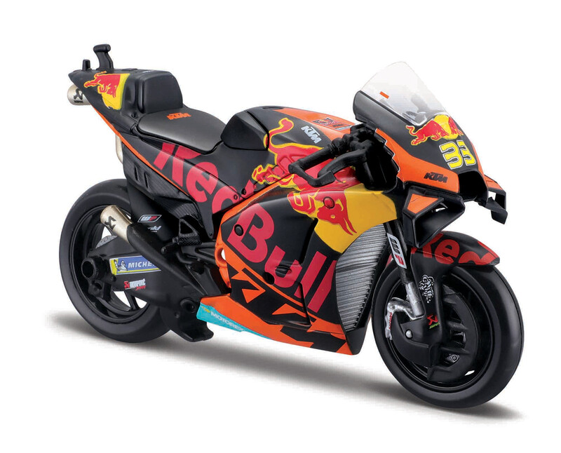 MAISTO - Motocykl, Red Bull KTM Factory Racing 2021, (#33 BRAD BINDER), 1:18