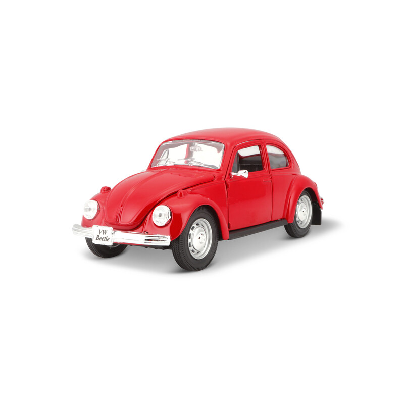 MAISTO - Volkswagen Beetle, červená, 1:24