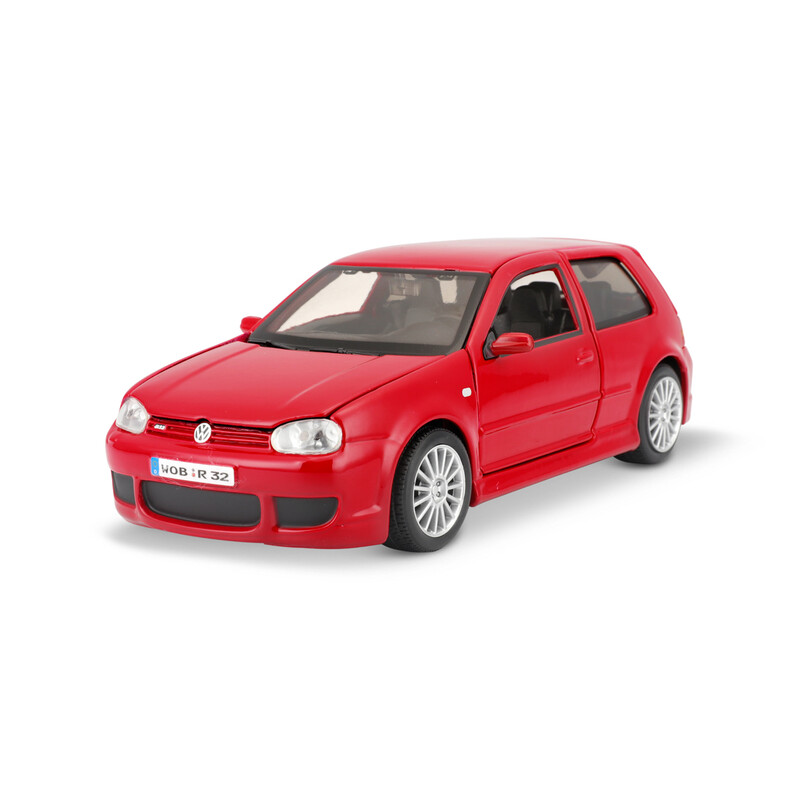 MAISTO - Volkswagen Golf R32, červená, 1:24