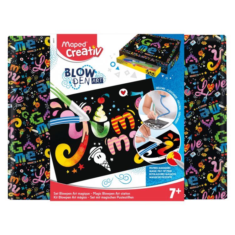 MAPED - Foukací kreativní sada MAPED Blowpen Art - Magic