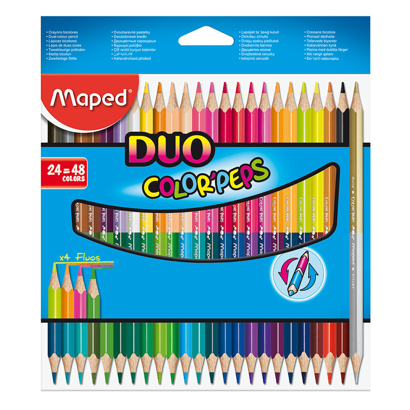 MAPED - Pastelky "COLOR\'PEPS" DUO 48 ks