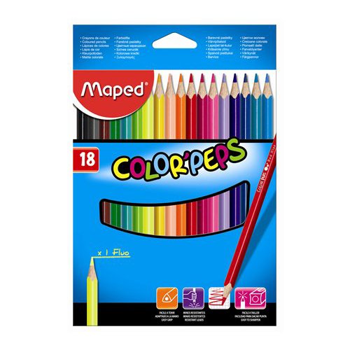 MAPED - Pastelky COLOR\\\'PEPS 18 ks